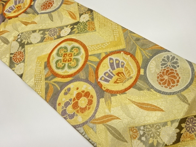 JAPANESE FUKURO OBI / WOVEN BUTTERFLY